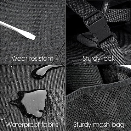 Suv Trunk Organizer for Groceries Back Seat Hanging Organizer,600D Oxford Cloth Foldable Wear-Resistant and Waterproof with 8 Storage Bag, Very Good Car Accessories for Men &Women