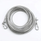 Stainless steel PVC coated clothesline wire - [specific: balcony use / thickness / installation / Pet Wire]