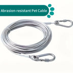Stainless steel PVC coated clothesline wire - [specific: balcony use / thickness / installation / Pet Wire]