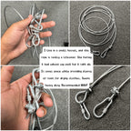 Premium Stainless Steel PVC Coated Clothesline – Heavy-Duty Rust-Resistant Drying Wire -  Free Shipping