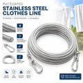 Stainless steel PVC coated clothesline wire - [specific: balcony use / thickness / installation / Pet Wire]