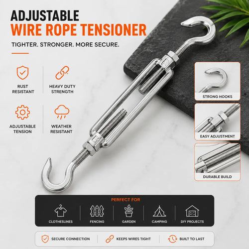 Adjustable Wire Rope Tensioner (Tightener)