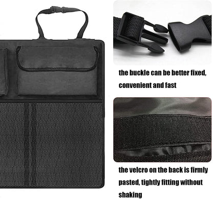Suv Trunk Organizer for Groceries Back Seat Hanging Organizer,600D Oxford Cloth Foldable Wear-Resistant and Waterproof with 8 Storage Bag, Very Good Car Accessories for Men &Women